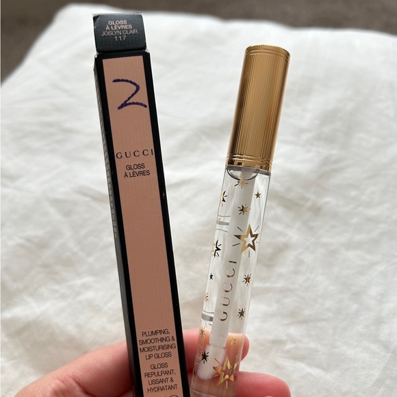 Gucci Gloss à Lèvres Lip Gloss - Joslyn Clair 117 (Full Size, New in Box) - Picture 2 of 5
